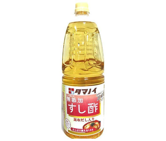 Tamanoi Vinegar Sushi Vinegar with Kelp Stock, 1.8L PET Bottle x 6 [Ships from Japan] 