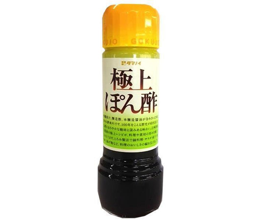 Tamanoi Vinegar Premium Ponzu 185ml bottles x 24 (12 x 2) bottles [Shipped in Japan]