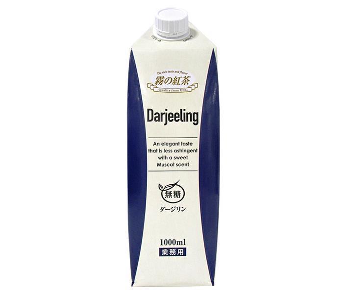 UCC Fog Tea Darjeeling Unsweetened 1000ml paper pack x 12 pieces [Shipped in Japan]