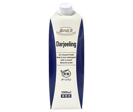 UCC Fog Tea Darjeeling Unsweetened 1000ml paper pack x 12 pieces [Shipped in Japan]