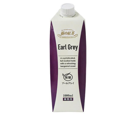 UCC 霧の紅茶 アールグレイ無糖 1000ml紙パック×12本入【日本出荷】