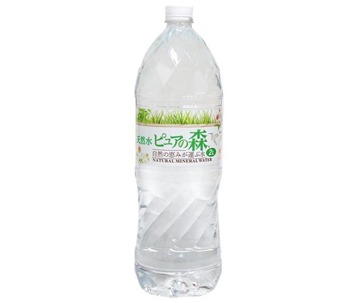 Natural Water Pure Forest 2L PET bottles x 6 pieces [Shipped in Japan]