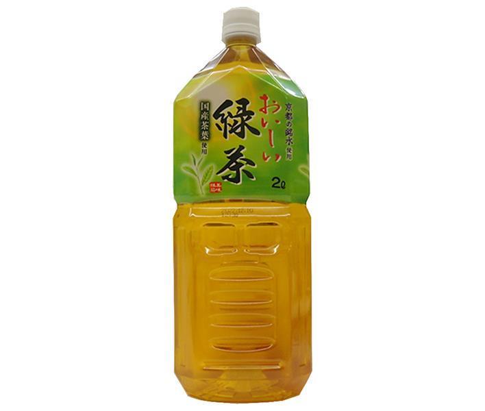 MRI Delicious Green Tea Made with Kyoto's Finest Water, 2L PET Bottle x 6 [Ships from Japan] 