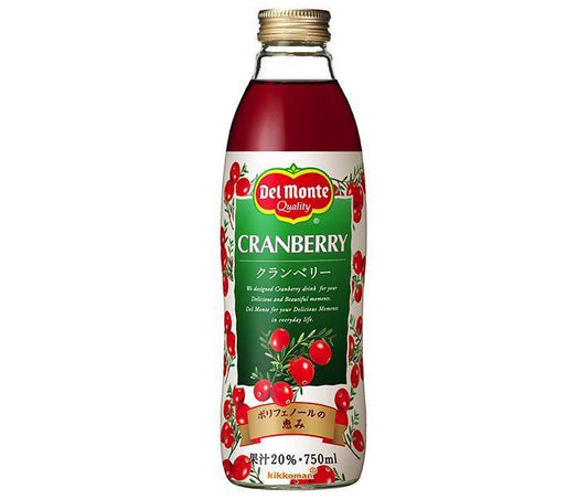 Del Monte Cranberry 750ml Bottle x 6 [Ships from Japan] 