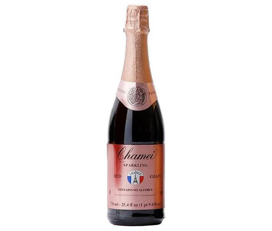 Seijo Ishii Shamei Sparkling Red Grape Juice, 750ml Bottles x 12 [Ships from Japan] 