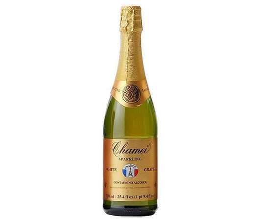 Seijo Ishii Shamei Sparkling White Grape Juice, 750ml Bottles x 12 [Ships from Japan] 