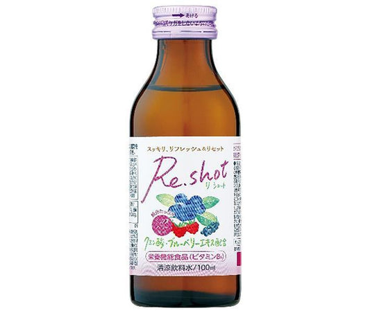 Nikko Pharmaceutical Industries Re.shot Mixed Berry Flavor, 100ml Bottle x 50 Bottles [Ships from Japan] 