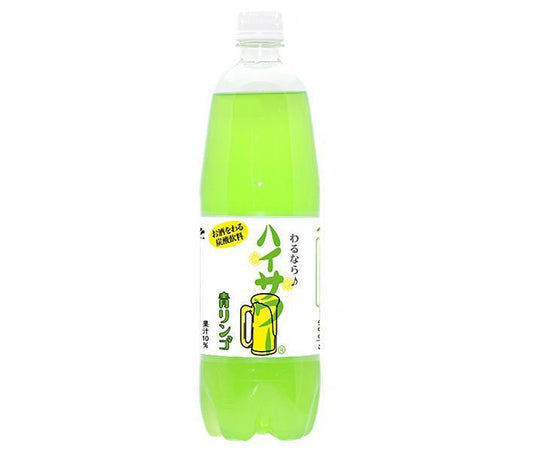 Hakusuisha High Sour Green Apple 1000ml PET Bottle x 15 Bottles [Ships from Japan] 