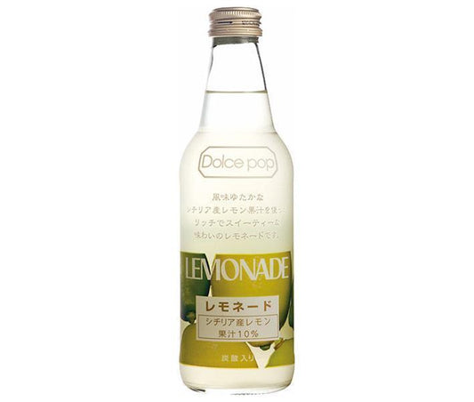 Kawasaki Drinks Dolce Pop Lemonade, 340ml bottles x 24 [Ships from Japan] 