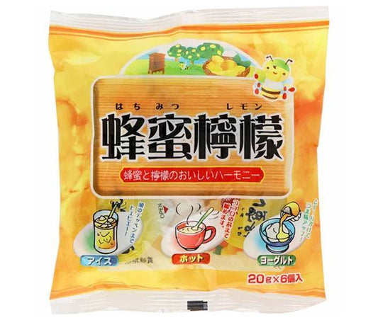Yamato Honey Lemon, 20g x 6 bags x 10 bags [Ships from Japan] 