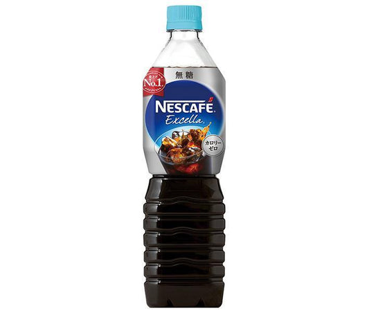 Nestle Japan Nescafé Excella Bottled Coffee, Unsweetened, 900ml PET Bottles x 12 [Ships from Japan] 