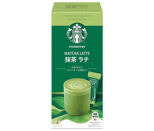 Nestlé Japan Starbucks Premium Mix Matcha Latte (24g x 4P) x 24 boxes [Shipped in Japan]