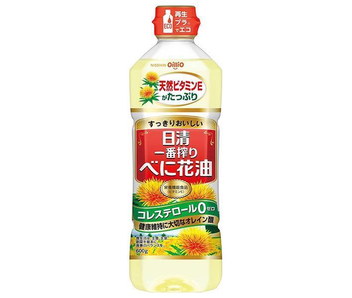 Nissin Oilio Ichiban Shibori Benihana Oil 600g x 10 pieces [Shipped in Japan]