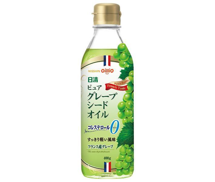 Nissin Oilio Pure Grapeseed Oil 400g bottle x 12 bottles [shipped in Japan]