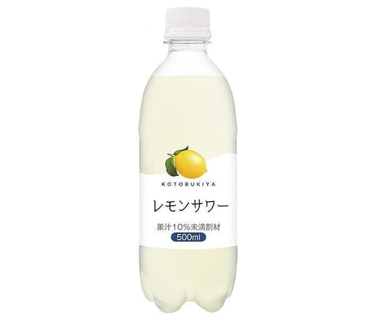 Kotobukiya Sour Foods Lemon Sour 500ml plastic bottle x 24 pieces [shipped in Japan]