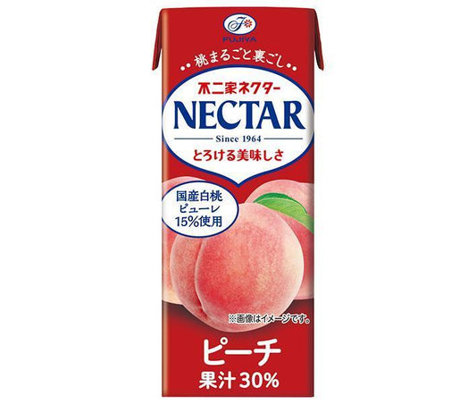 Fujiya Nectar Peach 200ml paper pack x 24 pieces [shipped in Japan]