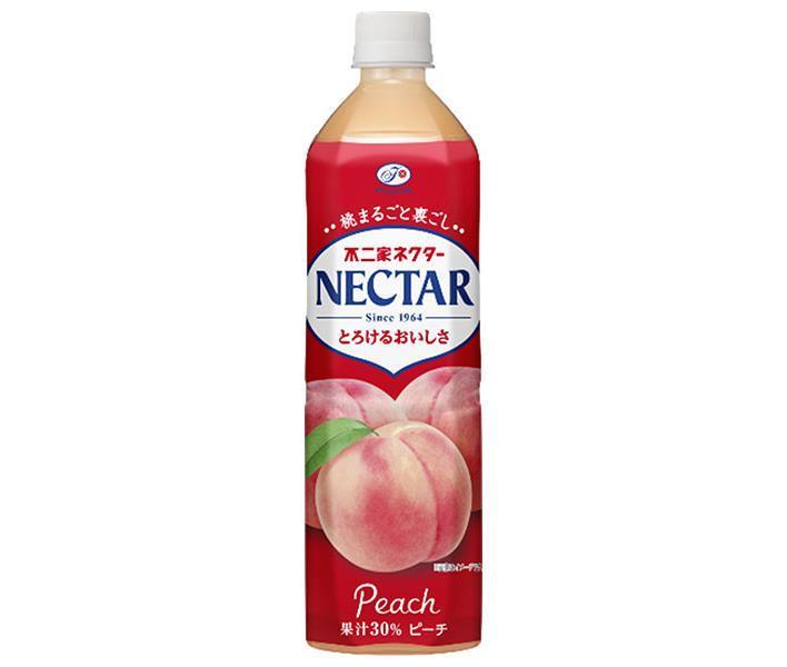 Fujiya Nectar Peach 900ml plastic bottle x 12 bottles [shipped in Japan]