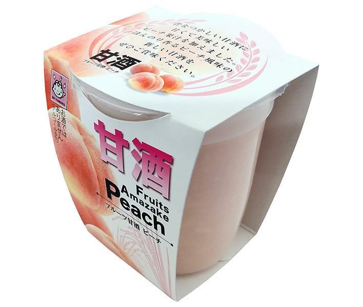 Yamaku Foods Fruit Amazake Peach 180g x 12 [Ships from Japan]