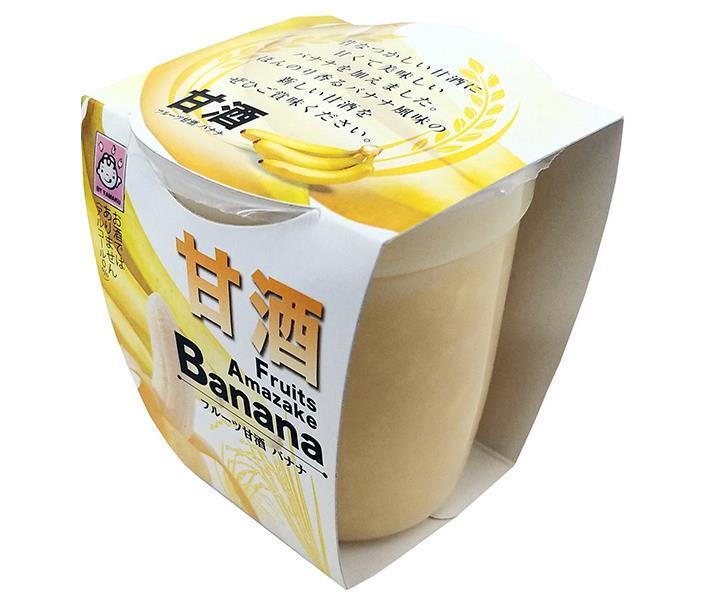 ヤマク食品 フルーツ甘酒 バナナ 180g×12個入【日本出荷】