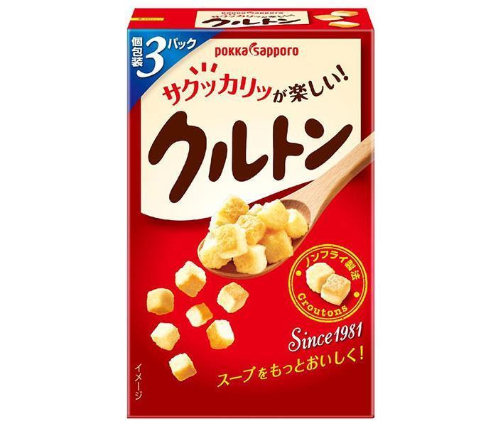Pokka Sapporo Croutons (for soup), 21.0g (3 packs) x 30 packs [Ships from Japan] 