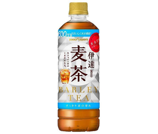 ポッカサッポロ 伊達麦茶 600mlペットボトル×24本入【日本出荷】