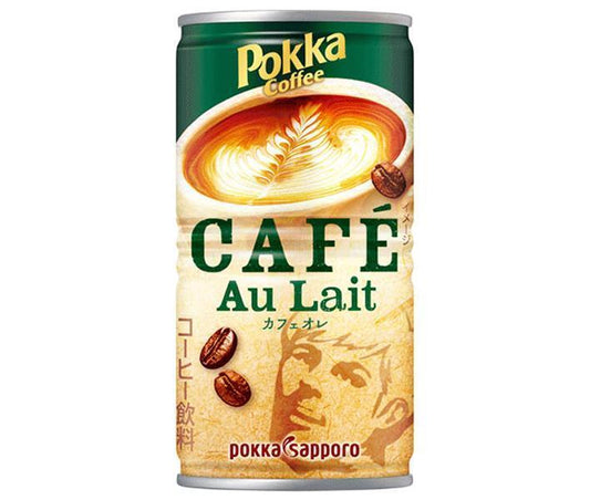 ポッカサッポロ ポッカコーヒー カフェオレ 190g缶×30本入【日本出荷】