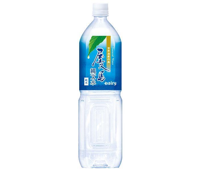 Southern Japan Dairy Cooperative Yakushima Jomon Water 1.5L plastic bottles x 8 bottles [shipped in Japan]
