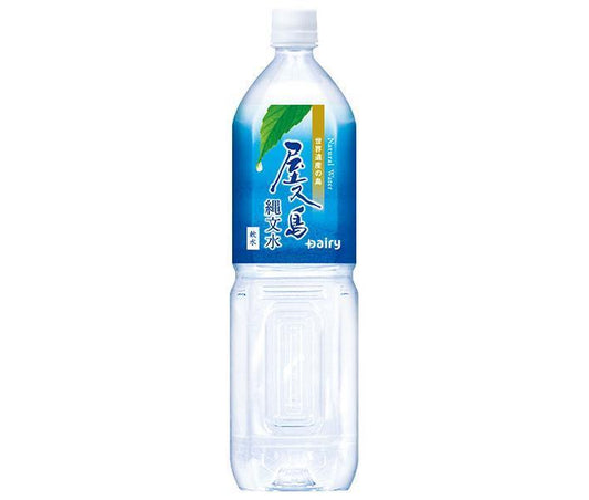 Southern Japan Dairy Cooperative Yakushima Jomon Water 1.5L plastic bottles x 8 bottles [shipped in Japan]