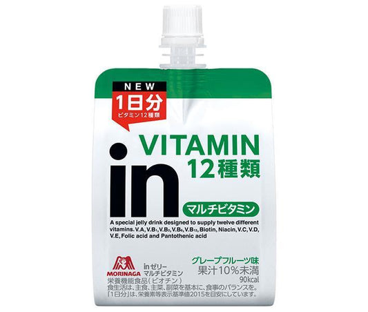 Morinaga & Co. in jelly multivitamin 180g pouch x 36 pieces [shipped in Japan]