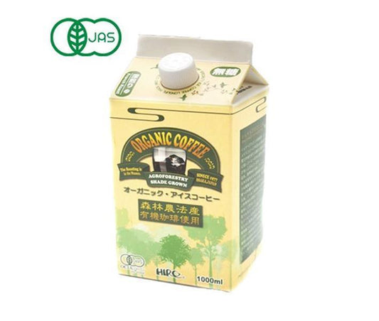 ヒロコーヒー オーガニック ネルドリップアイスコーヒー 1000ml紙パック×12本入【日本出荷】