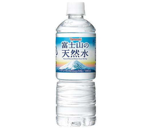 Yamazaki Baking Mt. Fuji Natural Water 600ml PET Pottle x 24 bottles [Shipped in Japan]