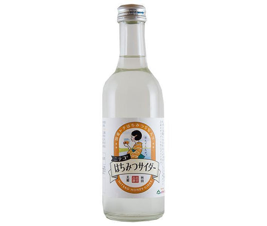 Akita Misato Zukuri Niteco Honey Cider 300ml bottle x 24 bottles [shipped in Japan]