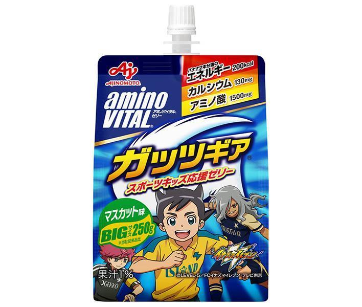 Ajinomoto Amino Vital Jelly Guts Gear Muscat Flavor, 250g Pouch x 24 Packs [Ships from Japan] 