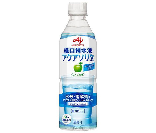 Ajinomoto Aqua Solita 500ml PET Bottle x 24 [Shipped in Japan]