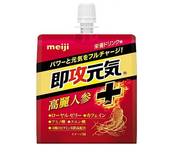 明治 即攻元気ゼリー 高麗人参+栄養ドリンク味 180gパウチ×36本入【日本出荷】