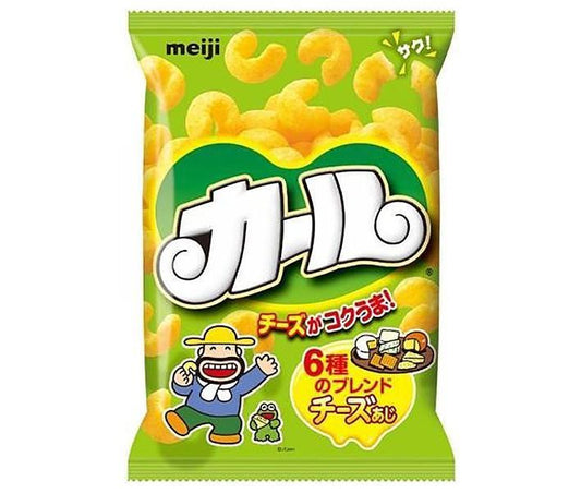Meiji Curl Cheese Aji 64g x 10 bags [shipped in Japan]