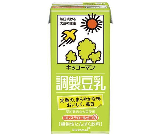 Kikkoman Soy Milk, 1000ml Paper Carton x 12 (6 x 2) [Ships from Japan] 