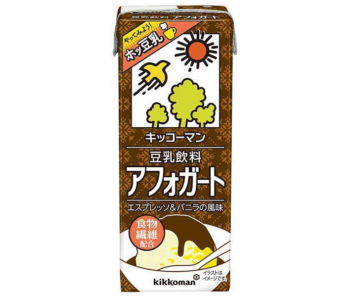 Kikkoman Soy Milk Affogato, 200ml Paper Carton x 18 Bottles [Ships from Japan] 