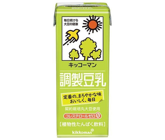 Kikkoman Soy Milk, 200ml Paper Carton x 18 [Ships from Japan]