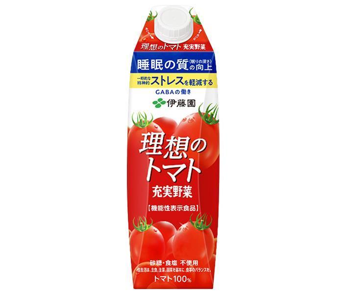Itoen Ideal Tomato (roof type) 1L paper pack x 12 (6 x 2) pieces [shipped in Japan]