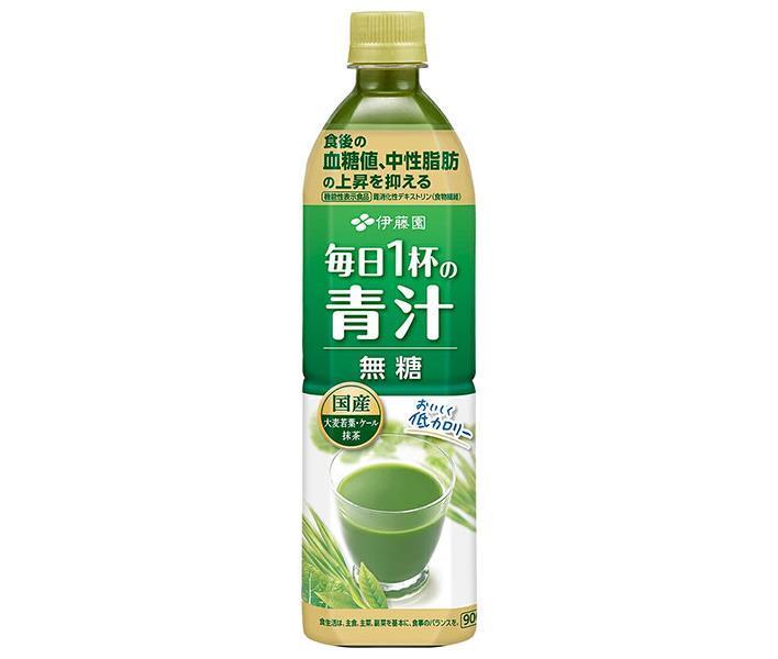 Ito En Daily Green Juice (One Cup Daily) Unsweetened, 900g PET Bottle x 12 Bottles [Ships from Japan] 