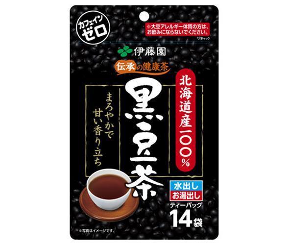 Ito En 100% Hokkaido Black Bean Tea (7.5g x 14 bags) x 10 bags [Ships from Japan] 