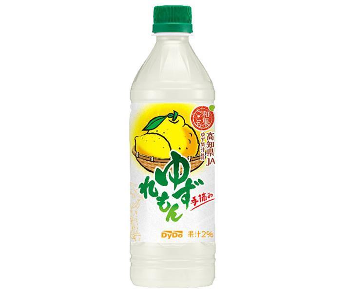 Dydo Wakagokochi Yuzu Lemon, 500ml PET Bottle x 24 Bottles [Ships from Japan] 