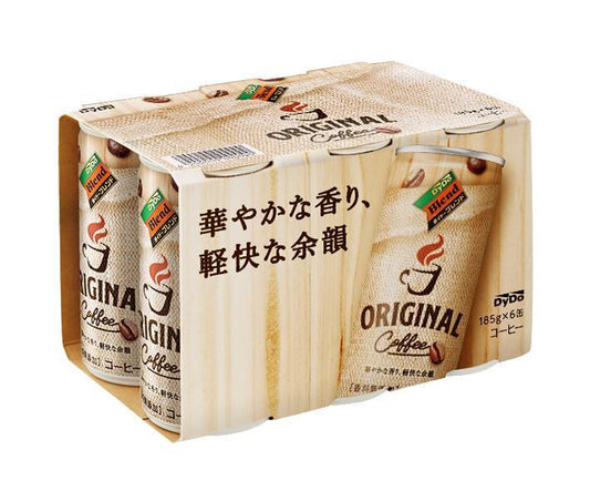 Dydo Blend Coffee Original (6-can pack) 185g cans x 30 (6 x 5) [Ships from Japan] 