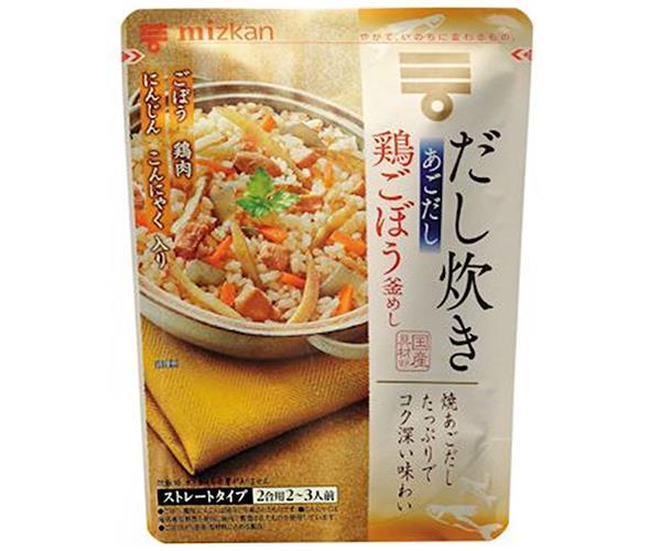 ミツカン だし炊き あごだし 鶏ごぼう釜めし 540g×12袋入【日本出荷】