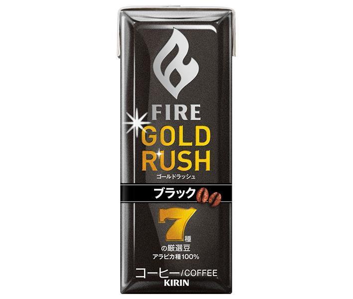 Kirin FIRE Gold Rush Black 200ml Paper Carton x 24 Bottles [Ships from Japan] 