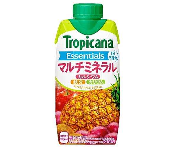 Kirin Tropicana Essentials Multi-Mineral, 330ml paper carton x 12 [Ships from Japan] 