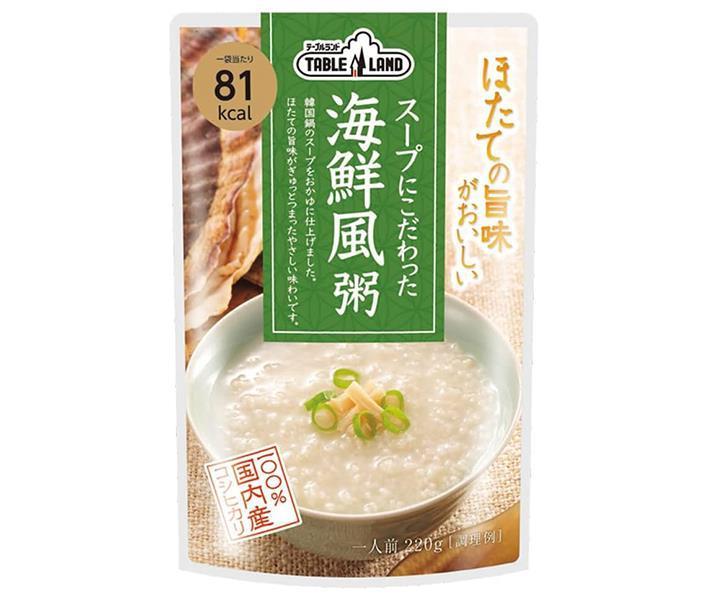 Maruzen Foods Tableland Seafood Porridge, 220g Pouch x 24 (12 x 2) Bags [Ships from Japan] 