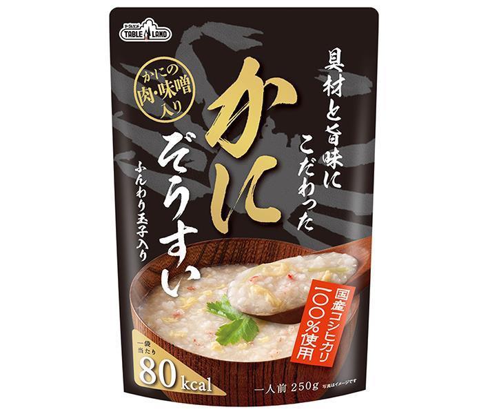 Maruzen Foods Tableland Crab Rice Soup with Carefully Selected Ingredients and Flavor, 250g Pouch x 24 (12 x 2) Bags [Ships from Japan] 