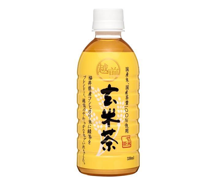 Morita (High Peace) Echizen Genmaicha 330ml plastic bottle x 24 bottles [shipped in Japan]